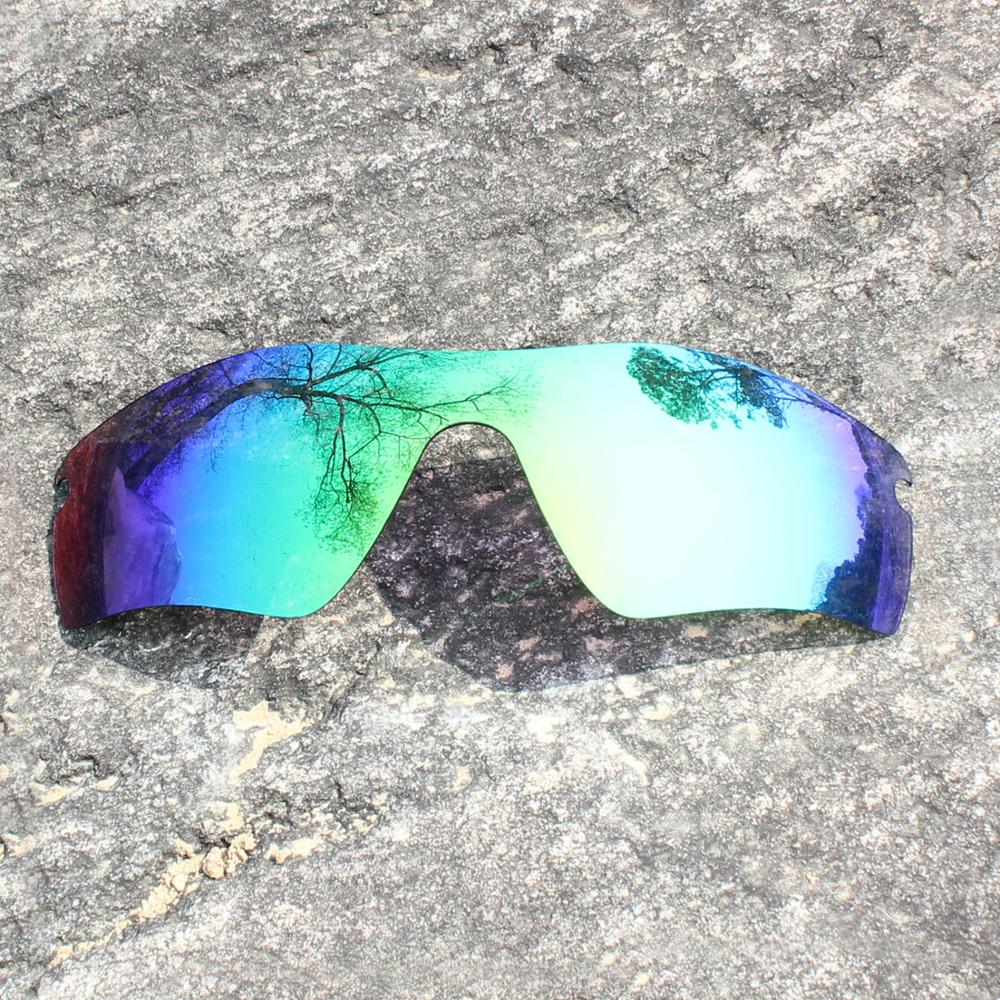 오클리 레이더 경로 선글라스용 편광 강화 교체 렌즈, E.O.S-에메랄드 그린 편광 미러
